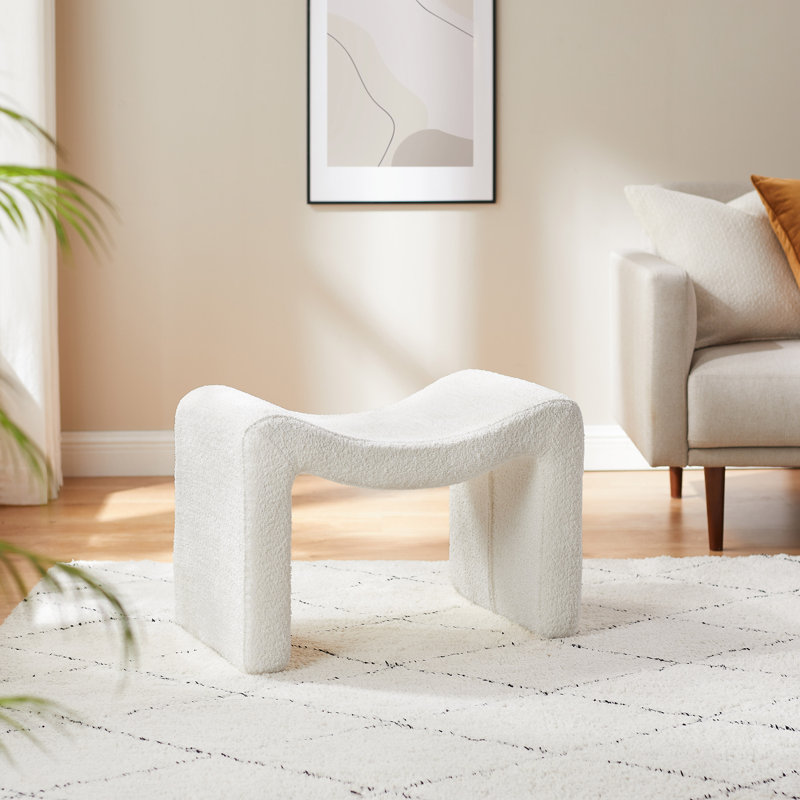 Repose-pieds Keito, Boucle blanc