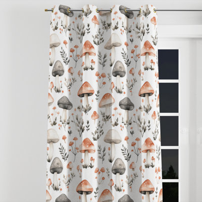 Rideaux Boho pour chambre à coucher - Rideau à œillets Bonard avec imprimé animal - 1 panneau