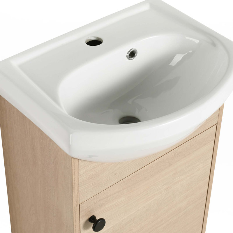 Meuble-lavabo autoportant de 18 po avec lavabo