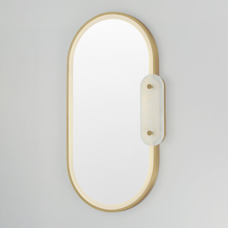 Stonewall Oval Lighted Mirror