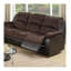 Ensemble de salon moderne 2 pièces 1 canapé 1 causeuse Coussin d'accoudoir Coussin d'accoudoir Dossier en similicuir Revêtement chocolat Meuble de salon principal-134452800