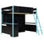 Lit mezzanine en bois avec bureau-1337995514