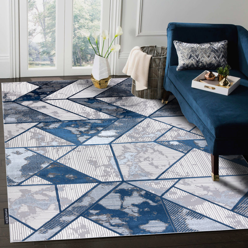 Geometric Area Rug, Rectangle 240 x 340cm