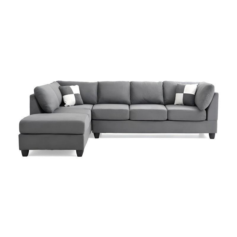 Canapé modulaire Malone (3 boîtes), gris, Grey