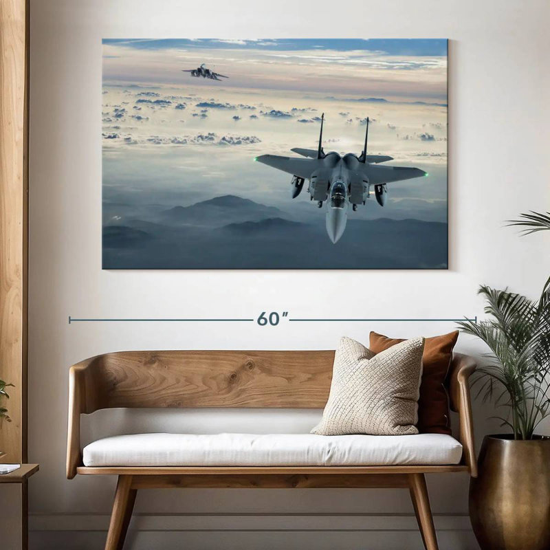 Mait F-15 Fighter Jet, 34" H x 51" W
