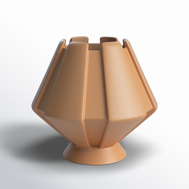 Percy Ceramic Novelty Lamp, Incandescent, Gloss Vanilla