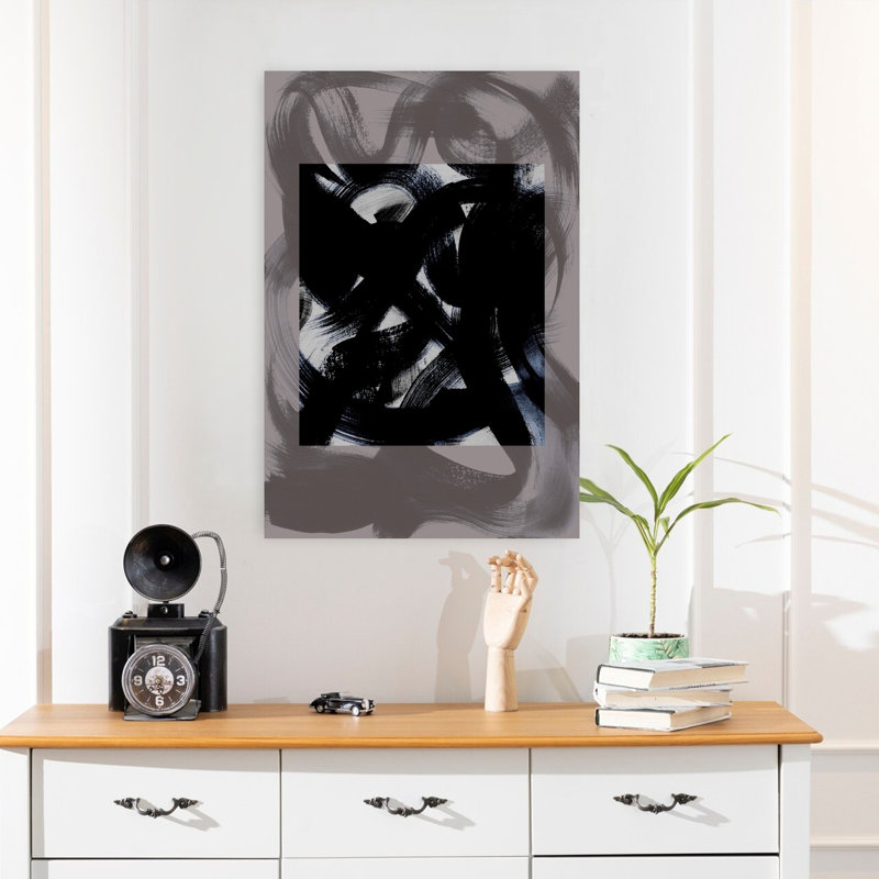 Art contemporain contemporain abstrait, H 24 po x l 16 po