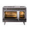 ILVE Nostalgie II Noblesse 48 in Dual Fuel Range, 8 Burner, Griddle-329475242-329475244