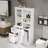 Bathroom Cabinet With Tilt-Out Laundry Hamper And Drawers,Bathroom Laundry Cabinet With Adjustable Shelves,Freestanding Style