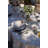 Peeples Tablecloth - Blue/Brown - 71" x 128"-1258953200