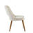 2 Dining Chairs - Tan Textured Seat, Solid Wood With Dark Brown Finish, High Foam Filling For Enjoyment Of 2 Upholstery, Strong Frame, Finish Legs, Comfort-1225012570