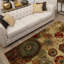 Tapis beige à motif floral Niamalika-2040009552