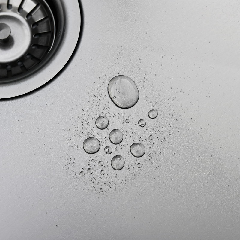  Évier de cuisine à cuve simple en acier inoxydable de calibre 16 de 25 po avec accessoires