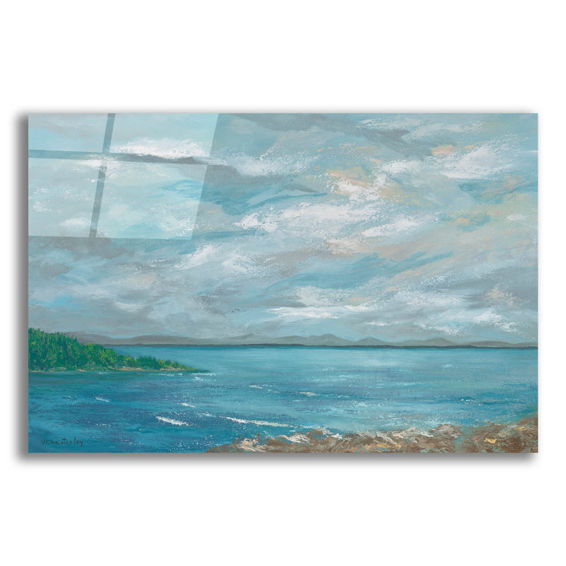  «Afprès Breezes» par Vivian Chesterley, art mural en verre acrylique, 24 po x 16 po, H 16 po x l 24 po