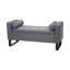Linen Upholstered Storage Bench