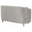 Dolby Grey And Chrome Sofa With Tufted