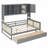 Wooden Daybed With 2 Drawers, And All-In-One Cabinet And Shelf-597141482-597141481