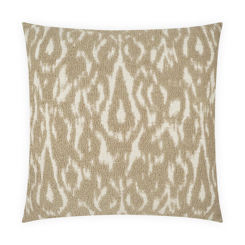 Viska Pillow Cover & Insert, Square 20", Beige
