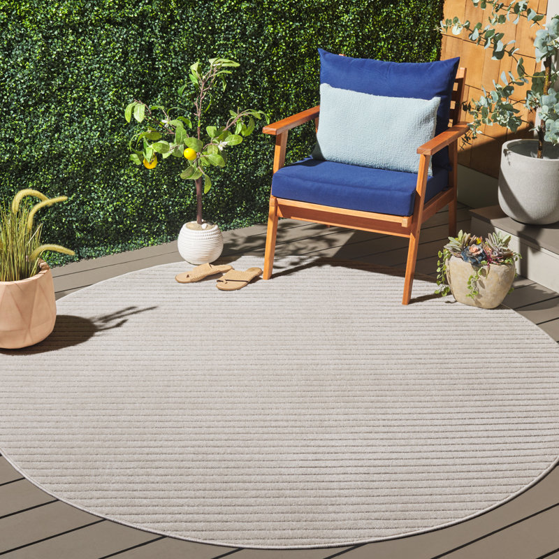Tapis rayé Louls Stella Performance, Carré 6 pi 7 po
