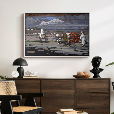 Country Road (Landstrasse), 1905-Wassily Kandinsky-Framed Gallery Wrapped Canvas
