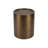 Round Coffee Table and End Table Set with Antique Brass Finish, Hammered Metal Design-584050551