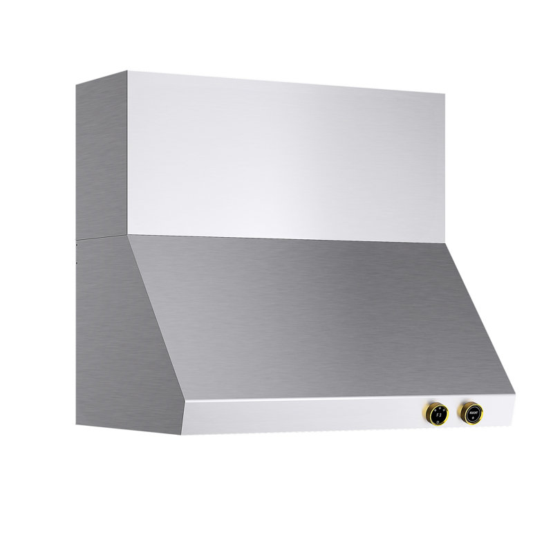 Kucht 36" W Stainless Steel Wall Mounted Required Range Hood, 36"