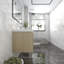 Ensemble de meuble-lavabo mural simple l 42 po Turnerville-1158338026