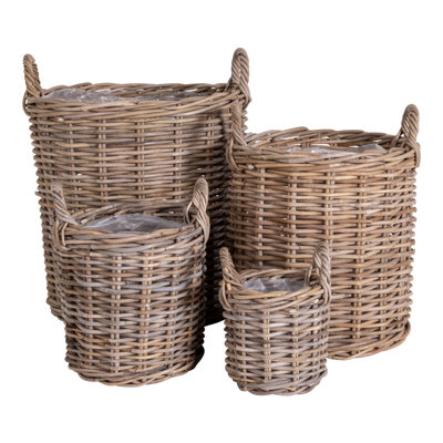 August Grove Wicker Decorative Basket