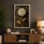 Golden Gerbera Botanical - Wrapped Canvas-837275955-837275956