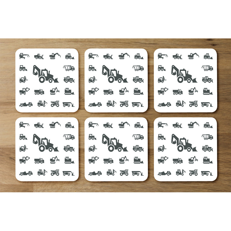 Dshun Square 6 Piece Coaster Set