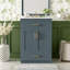 Meuble-lavabo 24 po avec lavabo en céramique intégré, armoire de salle de bain avec 2 portes, 1 tiroir basculant et meuble-lavabo simple pour salle de bain de petite et moyenne taille-335665770