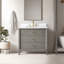 Meuble-lavabo autoportant à simple cuve 36 po avec plateau en marbre Caldwell-122918897-107663164-107663160