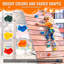 25 Rock Climbing Holds Climbing Rocks Rock Wall Holds Grip Indoor/Outdoor