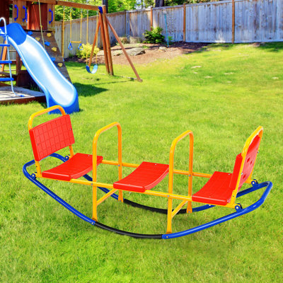 Gymax 3 Seat Teeter Totter