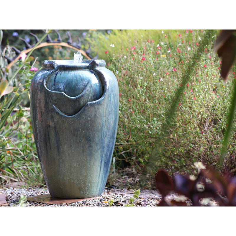Tea Garden Fountain (Deep Blue Sea), Size D
