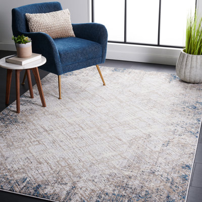 Tapis bleu / gris Vogue 158