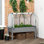 Jardinière surélevée avec couvercle en PE pour jardinière pour plantes et légumes, 48 x 22 x 46 pouces, gris foncé