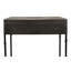 Table de bout en cuir chagrin 