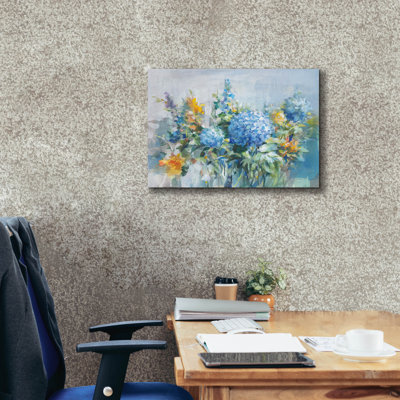 Red Barrel Studio® 'August Garden' by Danhui Nai Canvas Wall Art