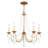 Fabio Candle Style Traditional Chandelier with Crystal Accents-1484132595