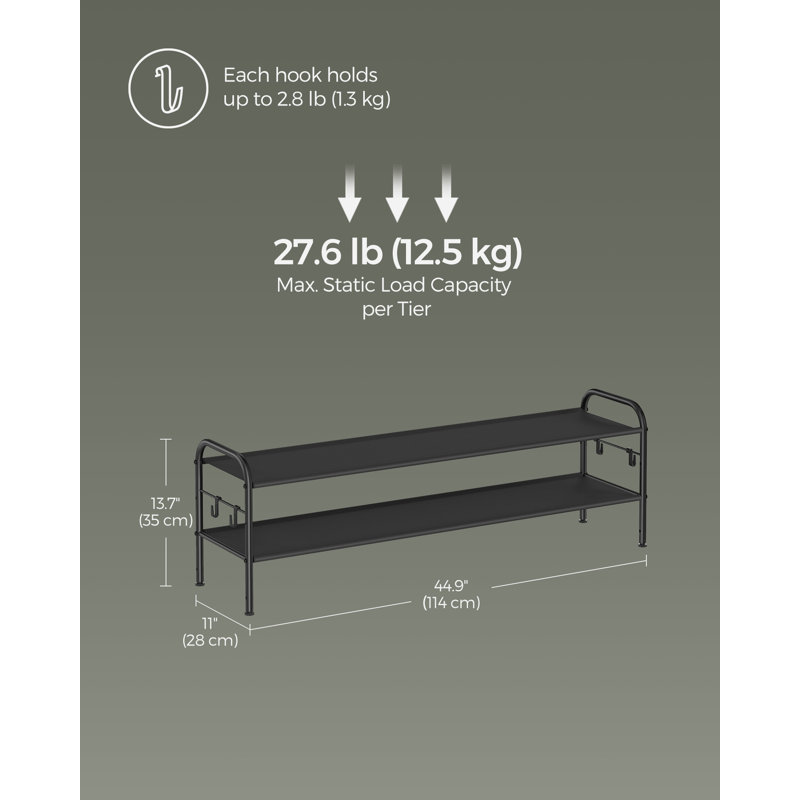 Sumaiyyah 10 Pair Shoe Rack