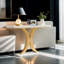 Console moderne étroite de 40 po avec base géométrique durable, canapé de vestibule polyvalent et peu encombrant pour le salon, le couloir et les coins étroits-1323596610-1323596611-1323596623
