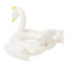 Sunnylife: anneau de piscine tubulaire - cygne princesse - flottant en forme de cygne oiseau blanc, tube de sortie d'entrée divisé, accessoire de jeu d'eau et de plage, enfants de 6 ans et plus