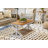 Solid Wood Top Single Coffee Table