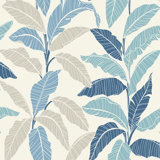 Tommy Bahama Leafy Palm 18' L x 20.5" W Peel and Stick Wallpaper Roll