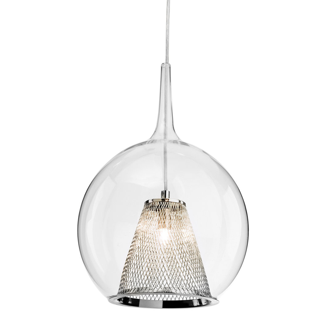 Arlo 1 - Light Chrome Teardrop Pendant