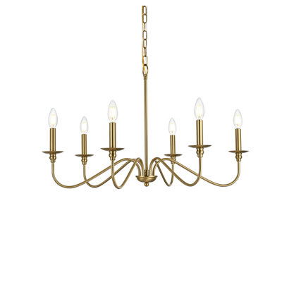 Ableton Iron 6-Light Chandelier