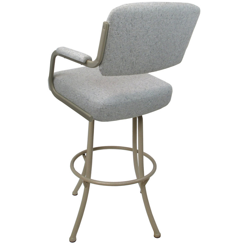 Tabouret de comptoir pivotant 26 po Meekah, Beige