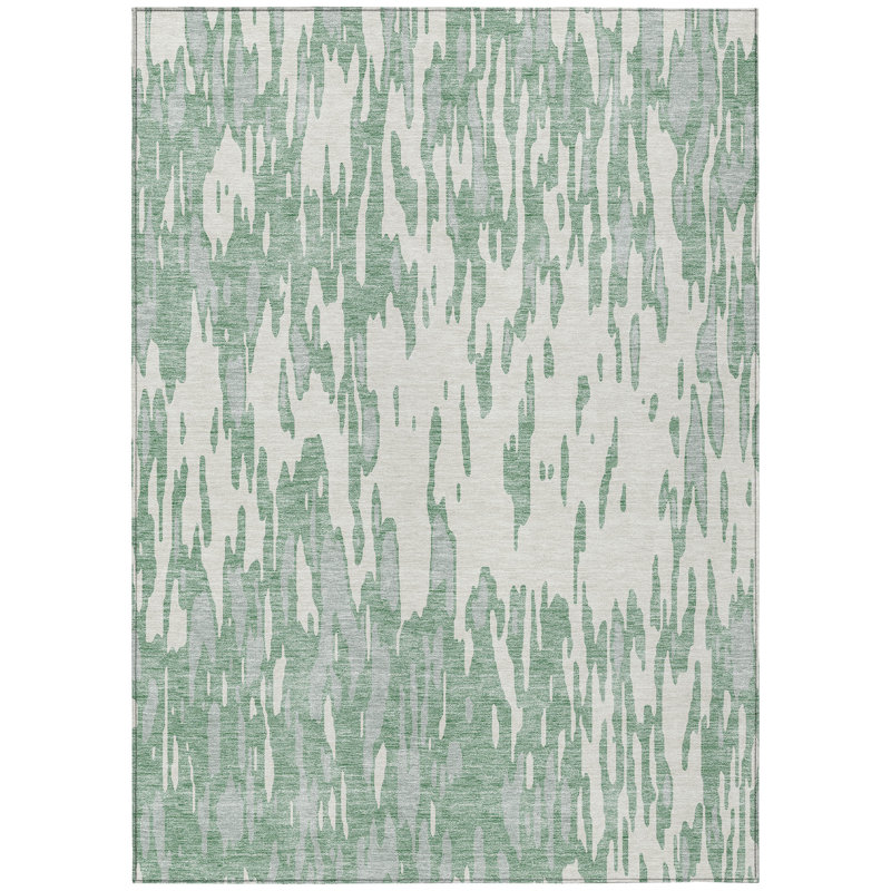 Aleighna Area Rug with Non-Slip Backing, Rectangle 1'8" x 2'6"