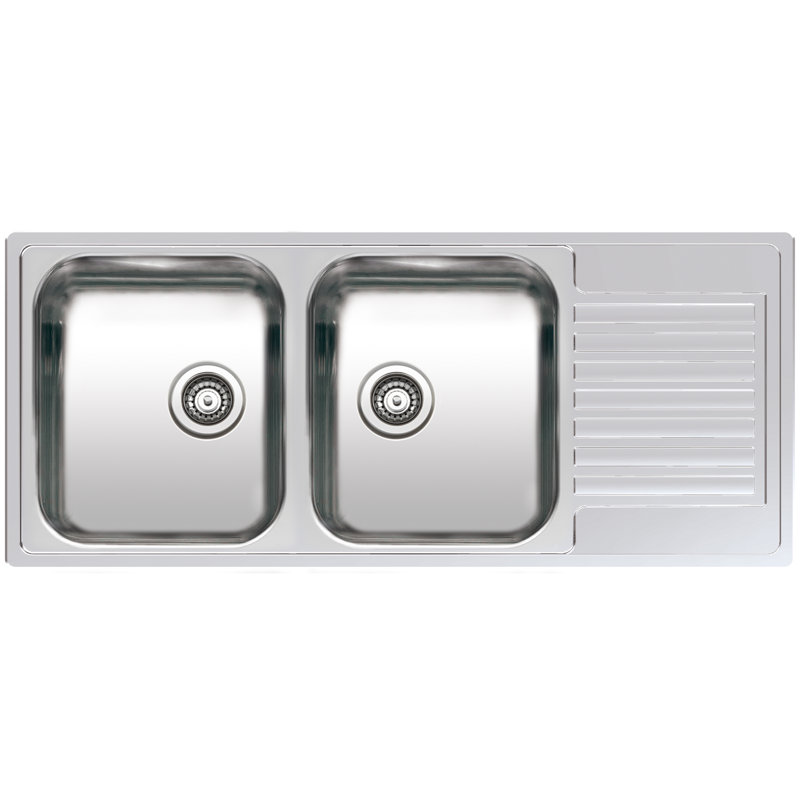 Centurio Double Bowl Inset Kitchen Sink